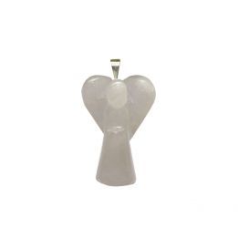 Cuarzo Rosa Colgante Ángel 3cm